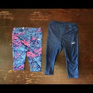 Nike puma baby girl leggings